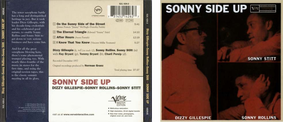 GILLESPIE / ROLLINS / STITT sonny side up